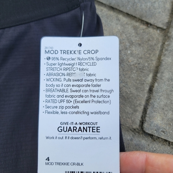 NWT Athleta Mod Trekki Zipper Crop Pant 4 - Picture 6 of 10